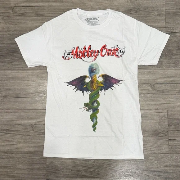 Motley Crue Dr. Feelgood Band Tee Shirt Size Small - Picture 1 of 3